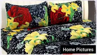 Home Pictures 120 TC Microfiber Double 3D Printed Bedsheet