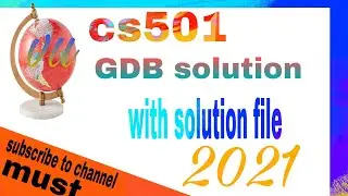 cs501 gdb solution with solution file 2021