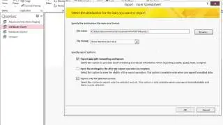 How to Import Access Query Into Excel : Microsoft Office Tips