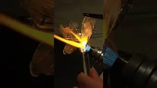 Glass Blowing Tutorial: Crystal Flower Crown 🌸👑🔥#Lampwork #GlassArt #craft #crafts #DIYArt