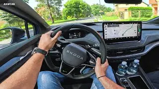 NEW 2025 Skoda Elroq RS (340 HP) - POV Test Drive