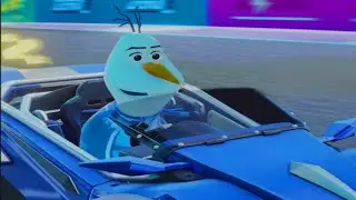 Olaf Gameplay - Disney Speedstorm Season 5 Let It Go 4K HD