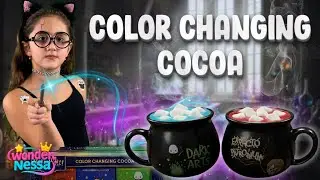 Harry Potter Color Changing Cocoa Set | Unboxing & Tasting Color Drinks