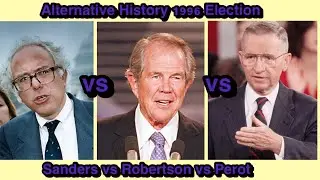 Alternate History 1996 Election- Bernard Sanders vs Pat Robertson vs Ross Perot (Bush wins in 1992)