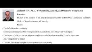 Dr. Jed Siev on scrupulosity