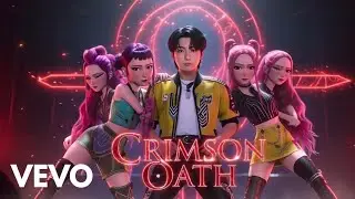 Jungkook & HUNTRIX - Crimson Oath | K-Pop Demon Hunters OST (AI Crafted Song)