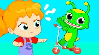 Groovy el Marciano & Phoebe juegan juntos y aprenden a compartir juguetes con los demás