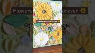 From canvas to a garden of color 🌸 #TexturedArt #FloralArt #HandmadeArt #WallDecor #HomeAesthetic