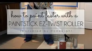 How to Paint Faster with a HomeRight PaintStick EZ Twist Roller