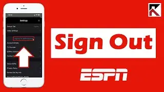 How Sign Out ESPN App