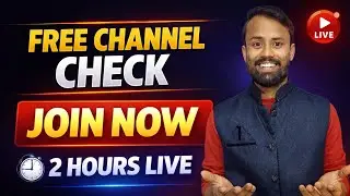 FREE Channel Check LIVE ✅