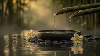 Мелодии дзен-сада с водой ~ Глубокая расслабляющая музыка для снятия стресса