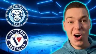 BOL SOM NA ZÁPASE SLOVAN BRATISLAVA VS HK NITRA 🇸🇰