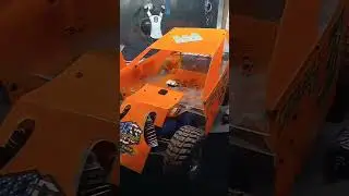 Showing off the goods, outlaw Sprint, Custom works street stock, and Muddboss. #rc #traxxas #rccar