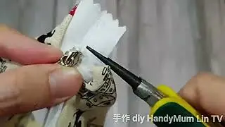 💎Crafting Magic with Small Fabric Pieces: DIY Storage Bag