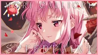 Drawing & Coloring Mori Calliope from Hololive EN Timelapse