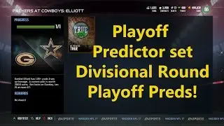 Madden 17 MUT Divsion Playoffs Predictor Set Predictions!