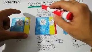 Renal system 18 || Calculation of fluid shifts and osmolarities after infusion of  hypertonic saline