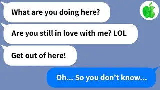 【Apple】My ex fiance who cheated on me with my friend saw me at his wedding and told me to go home...
