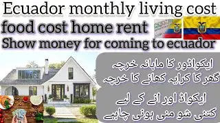 🇪🇨Monthly Living cost in Ecuador || rent of apartment in Ecuador || monthly food cost in Ecuador || 