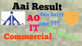 Aai result out||aai official cutoff||airport operations result out||