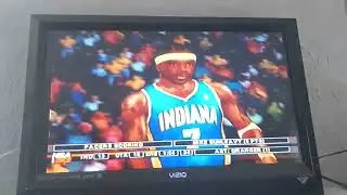 NBA 2K8 (PS2) - Indiana Pacers (CPU) VS. Utah Jazz (CPU) (2nd Quarter & Halftime)