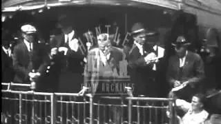 Teddy Roosevelt in 1906 and in 1912.  Archive film 93673