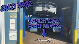 THESE CATLESS MID PIPES MADE MY SCAT PACK CHARGER TOO LOUD!!