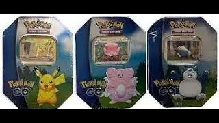 Lets go Pokemon go tin set