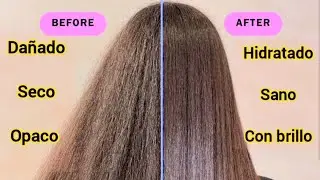 Tratamiento Naturl Para Cabello Seco Y Dañado. Resultados Rápidos 👌
