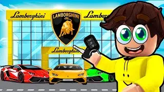 Mijn Eigen AUTO WINKEL!  (Roblox) 🚗