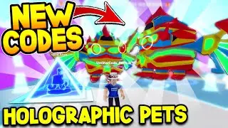 I Got INSANE RAINBOW HOLOGRAPHIC PETS Codes In Clicker Simulator HOLOGRAPHIC UPDATE! (Roblox)