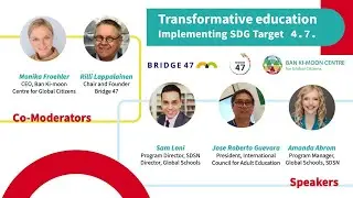 Transformative education: Implementing SDG Target 4.7