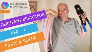 PLOMBERIE AVEC PER ET UNE PINCE À SERTIR. Comment raccorder PER + cintrer tube PER S1 Ep.13