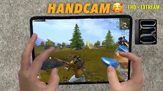 🔥 iPad Pro m4 chip / PUBG Handcam gameplay 4.1 update 🥰 Solo vs Squad BGMI test sensitivity 120 FPS 