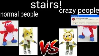 mm360 short:normal people vs crazy people:stairs