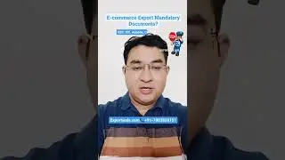 E-commerce Export Basic Mandatory Documents #export #ecommerceexport #amazonglobalselling