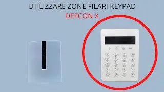 Defcon X    Utilizzare le zone filari Keypad