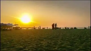 Aksa Beach Sunset (Timelapse)