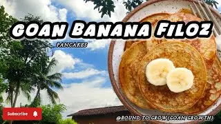 Goan Banana Filoz Recipe| Light & Full Snack Recipe| #banana #pancakes #filoz #cooking #goanfood 
