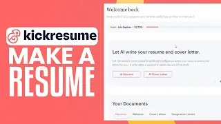 How To Make A Resume With AI | Kickresume AI Tutorial 2025
