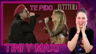 РЕАКЦИЯ на TINI и Макси Эспиндола, поющих Te Pido на FUTTTURA 🤩