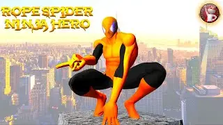 Rope Spider-Man Ninja Hero: Las Vegas Crime City Fight 3d