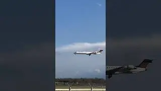 Lufthansa CityLine CRJ-900LR LH69 Munster 🇩🇪 #aviation #planespotting #landing #airport