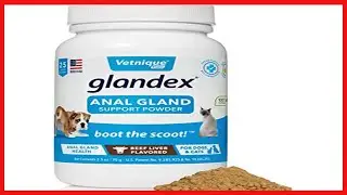 Glandex Dog Wipes for Pets Cleansing & Deodorizing Anal Gland Hygienic Wipe​s for Dogs & Cats