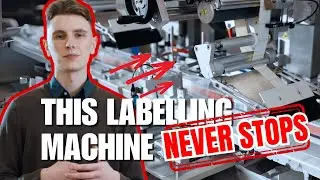 You Never Have to Stop Your Production Line with This Solution | NonStop Labelling Machine