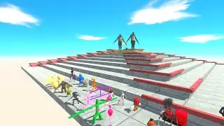 ARBS Speed Race Up and down spiral course | Animal Revolt Battle Simulator