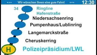 Stadtwerke-M&uuml;nster | Ansagen der Ringlinie 34 Komplette Ansagen 