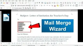 How To Use Mail Merge Wizard in LibreOffice Writer | The Right Way to Use Mail Merge 🔥🔥