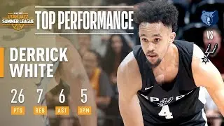 Derrick White Shows Out vs Memphis In The 2018 NBA Summer League